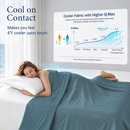 Cooling Blanket - Black-Gray