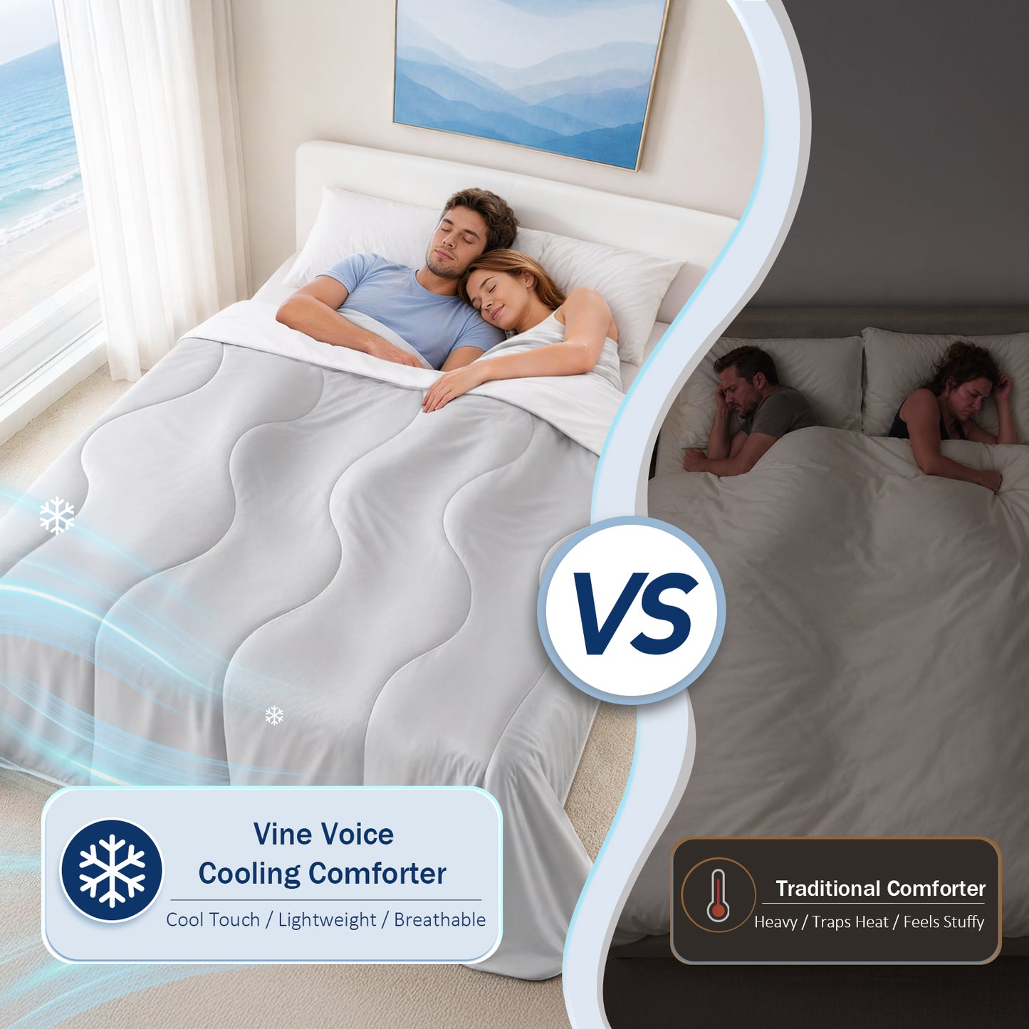 Cooling Blanket - Light Blue