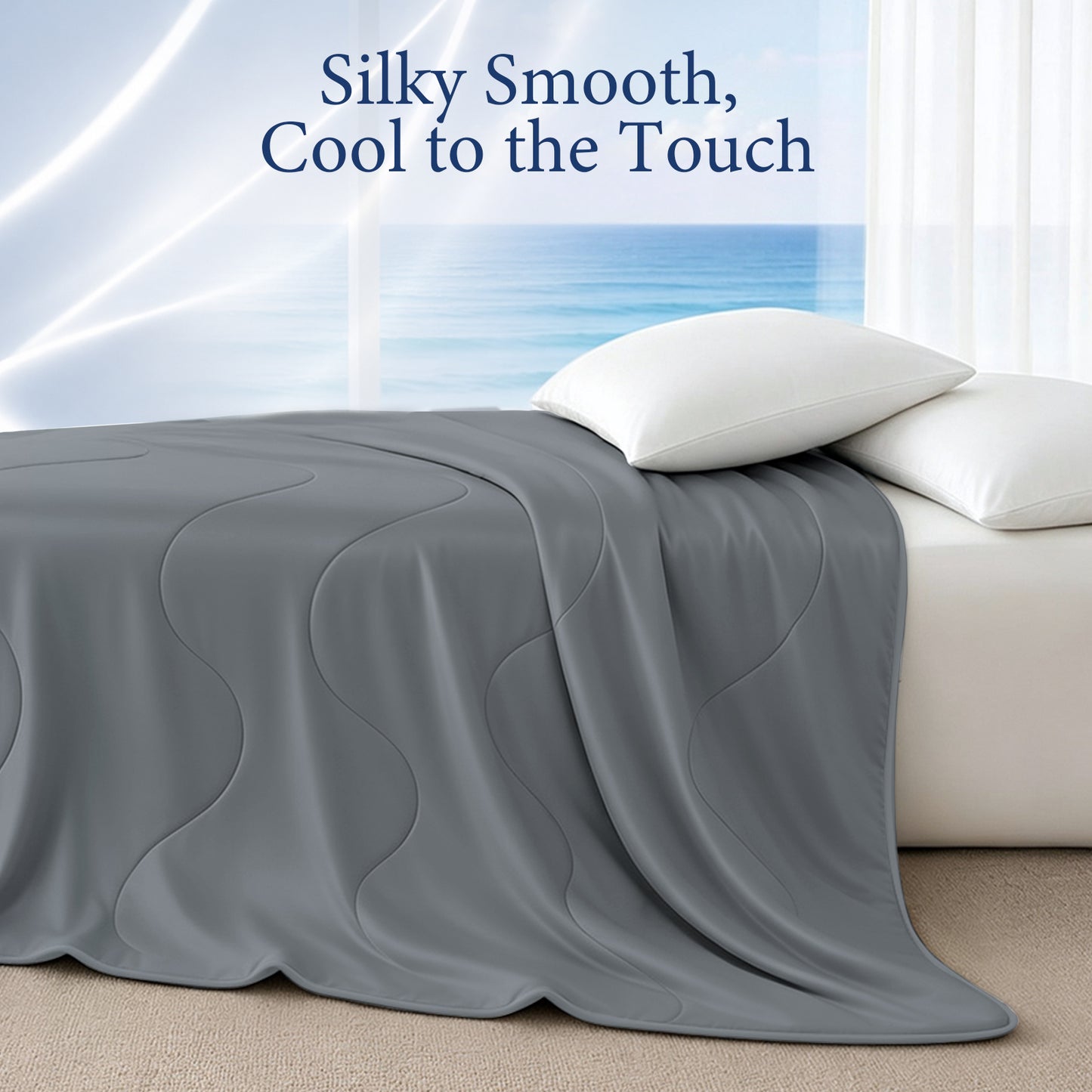 Cooling Blanket - Medium Gray