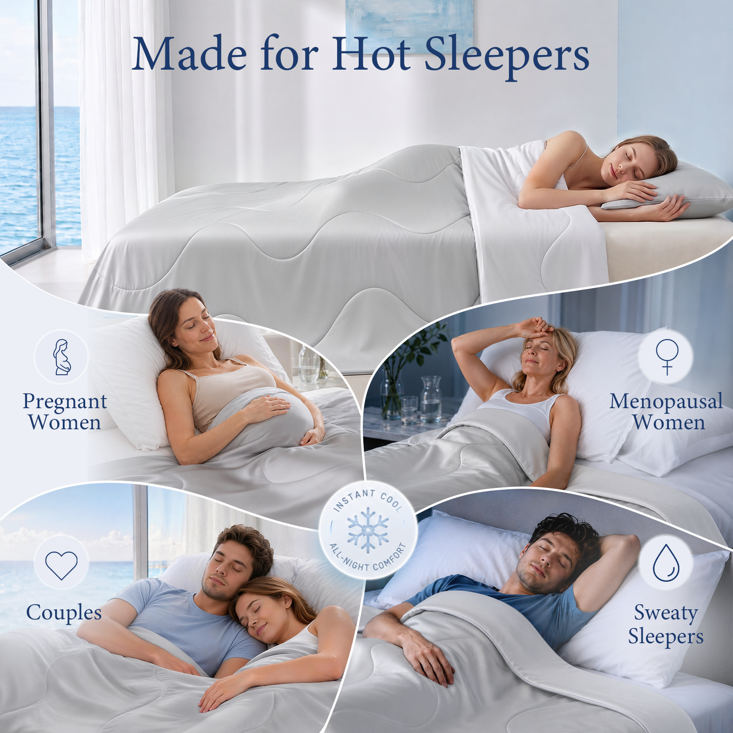 Cooling Blanket - Gray