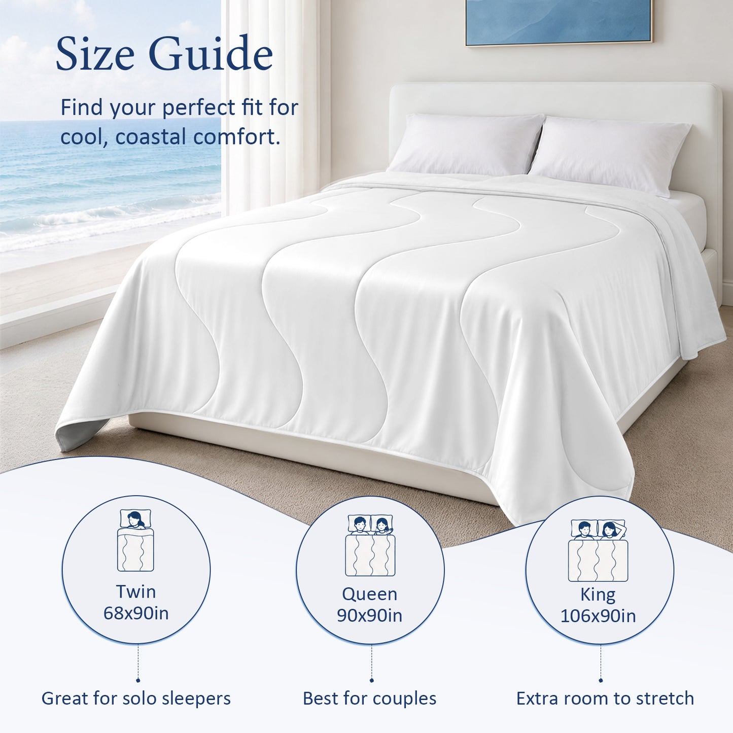 Cooling Blanket - Arctic White