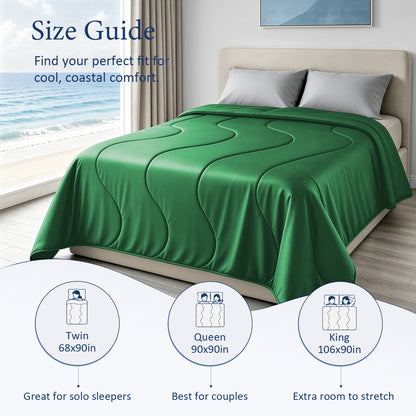 Cooling Blanket - Emerald Green