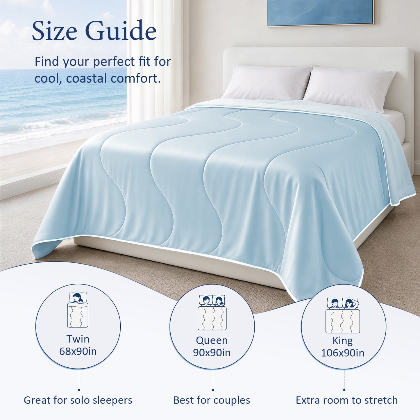Cooling Blanket - Light Blue