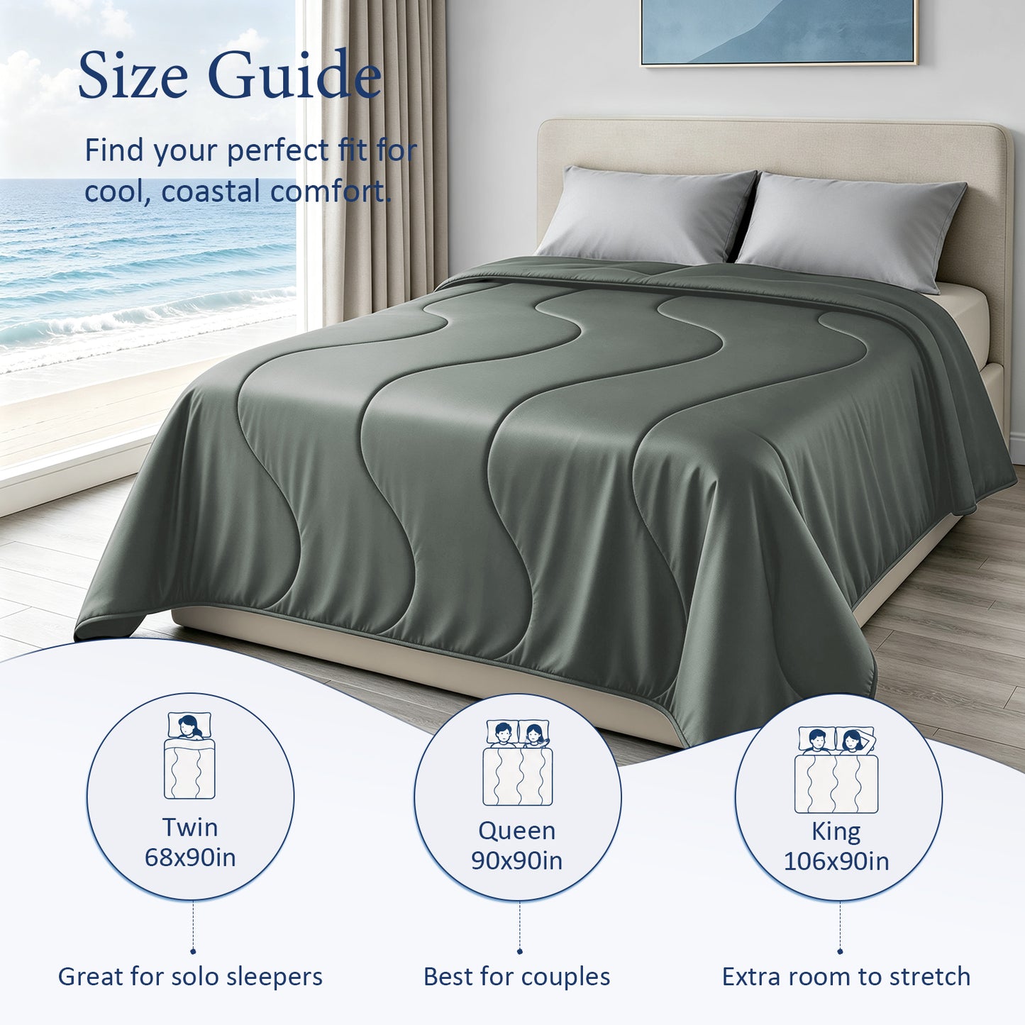 Cooling Blanket - Dark Gray