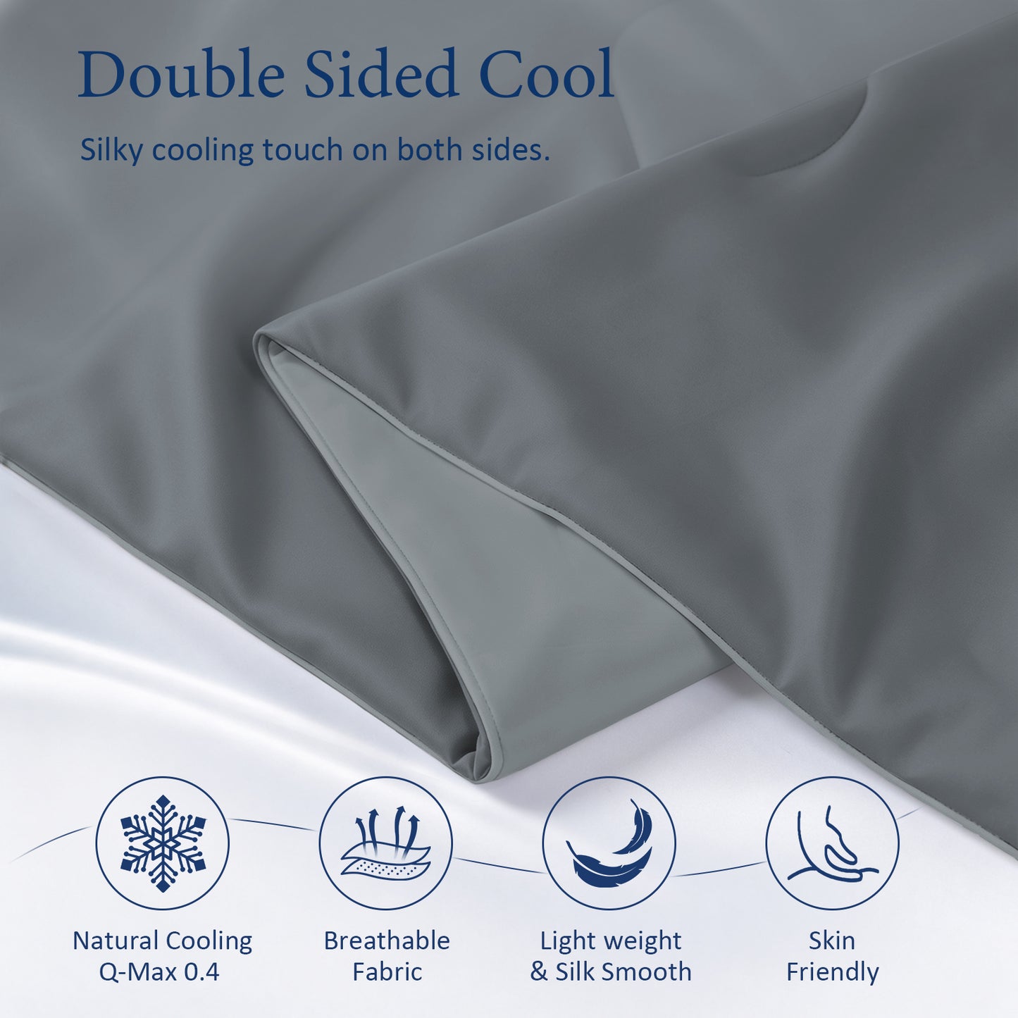 Cooling Blanket - Medium Gray