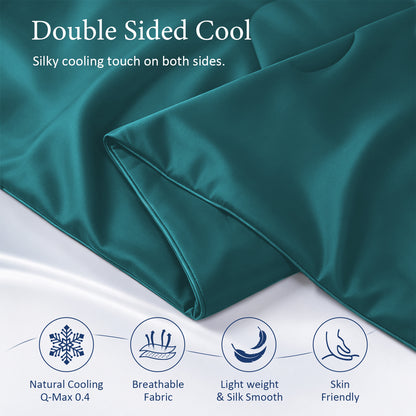Cooling Blanket - Peacock Blue