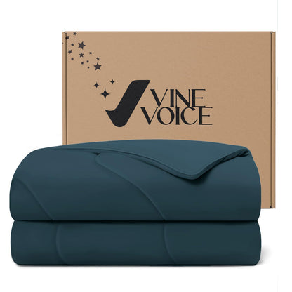 Cooling Blanket - Dark Denim Blue