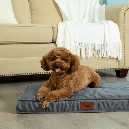 Tail Stories Outdoor All Weather Dog Bed, Waterproof Dog Bed for Large Dogs, Orthopedic Egg Foam Indestructible Pet Bed with Washable Removable Cooling Dog Bed Cover